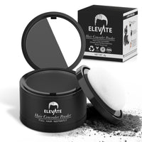 Elevate Hair Line Powder Instantly Conceal Hair Loss for Thinning Areas - Root Cover Touch Up with Puff Touch - Instant Gray Coverage