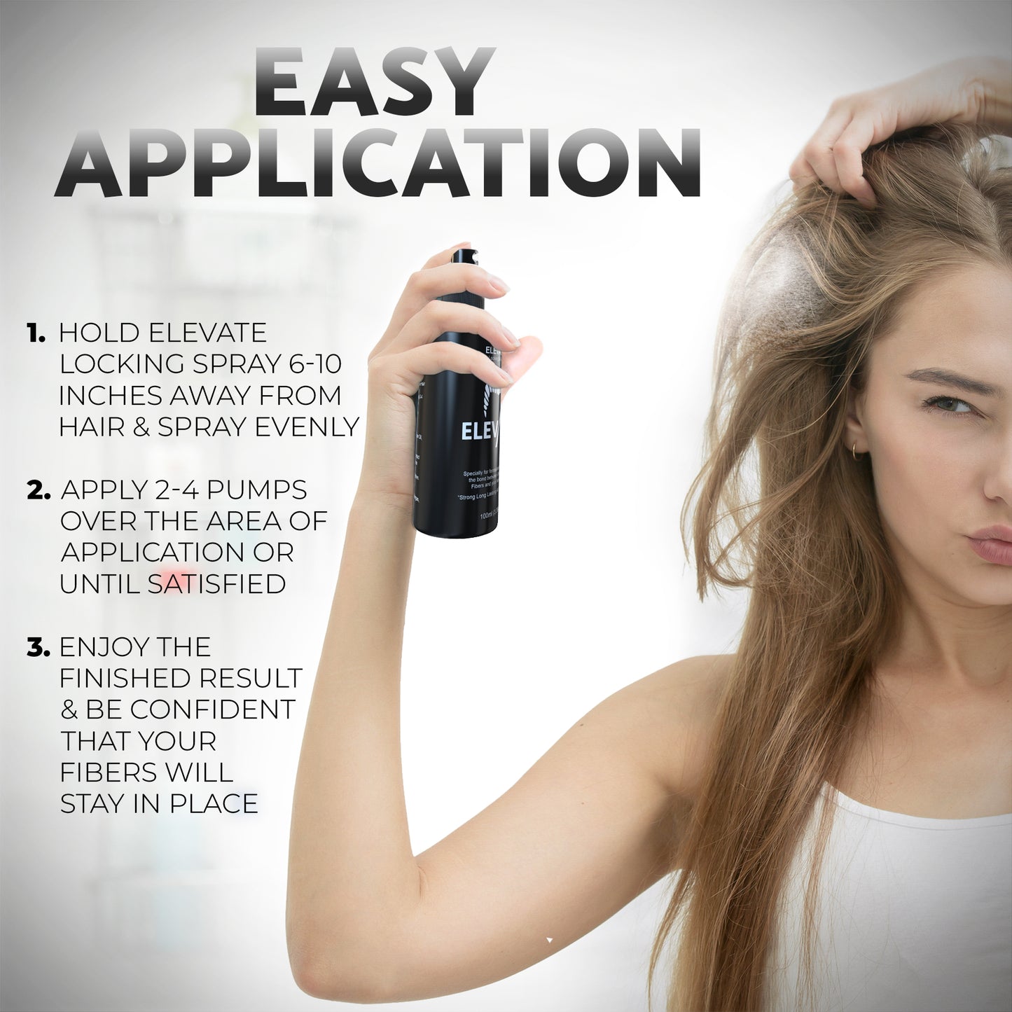 Elevate Hair Fiber Locking & Setting Hold Spray