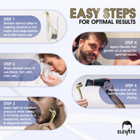 Derma Roller 0.25mm Luxury Gold Edition (for Face, Hair, Skin, Beard)