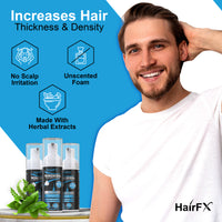 HairFX 5% Minoxidil Foam with Biotin | Topical Hair Regrowth Treatment