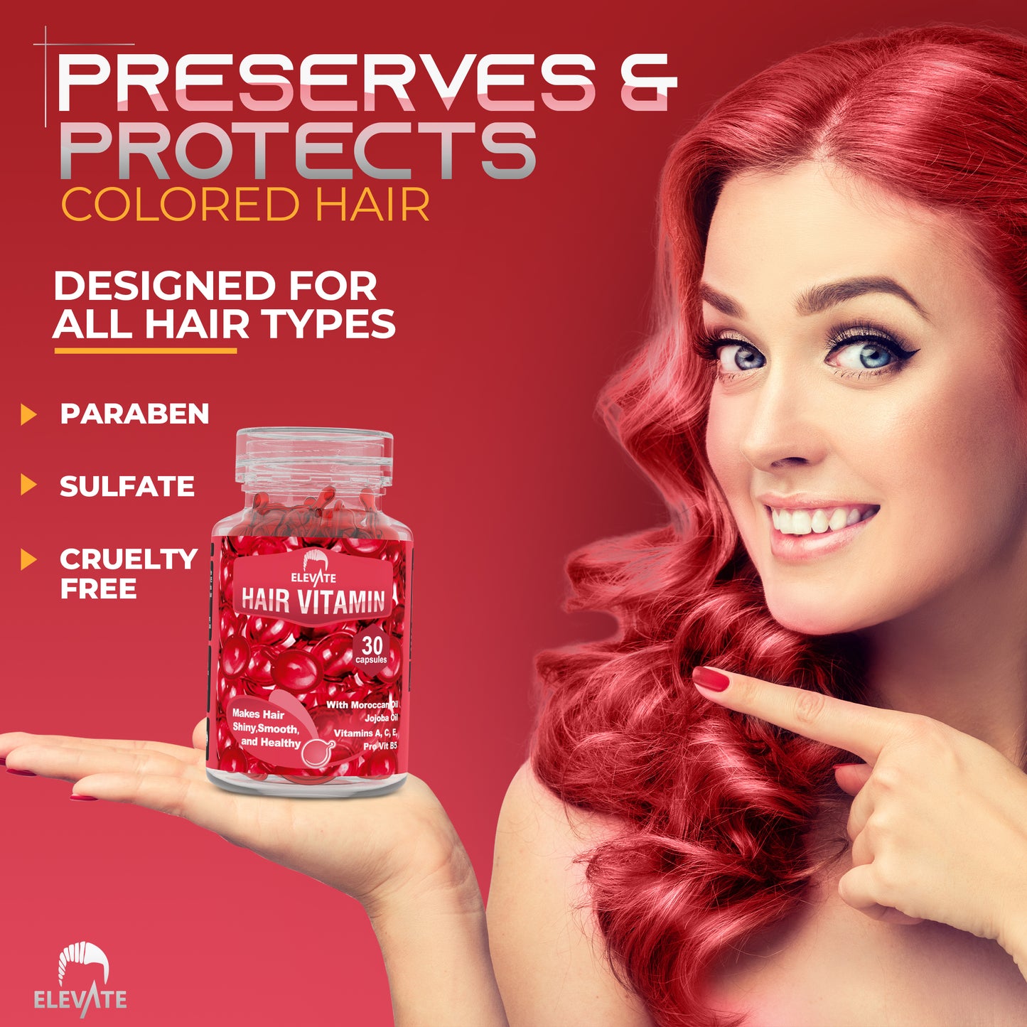 Elevate Hair Serum Capsules