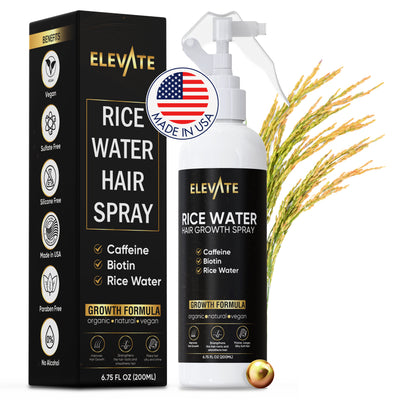 Elevate Rice Water Spray (biotin, caffeine, rice water formula)