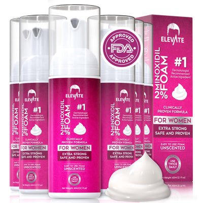 Elevate 2% Minoxidil Hair Growth Foam for Women