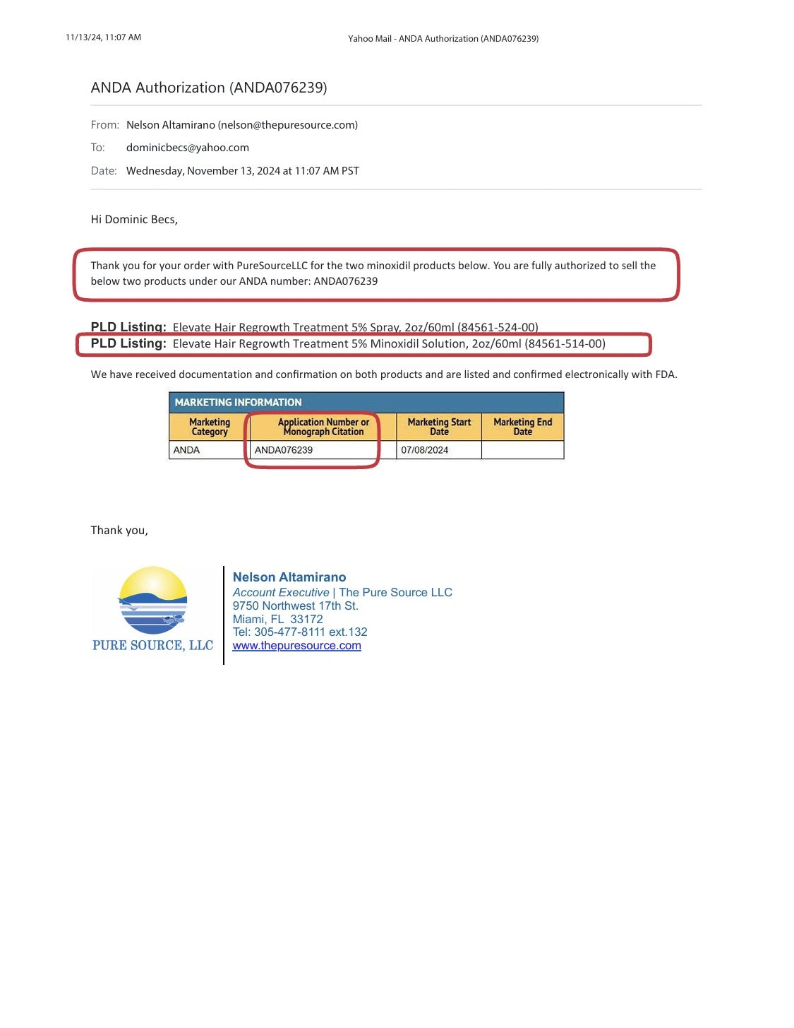 Elevate Hair Regrowth Treatment 5% Minoxidil Solution