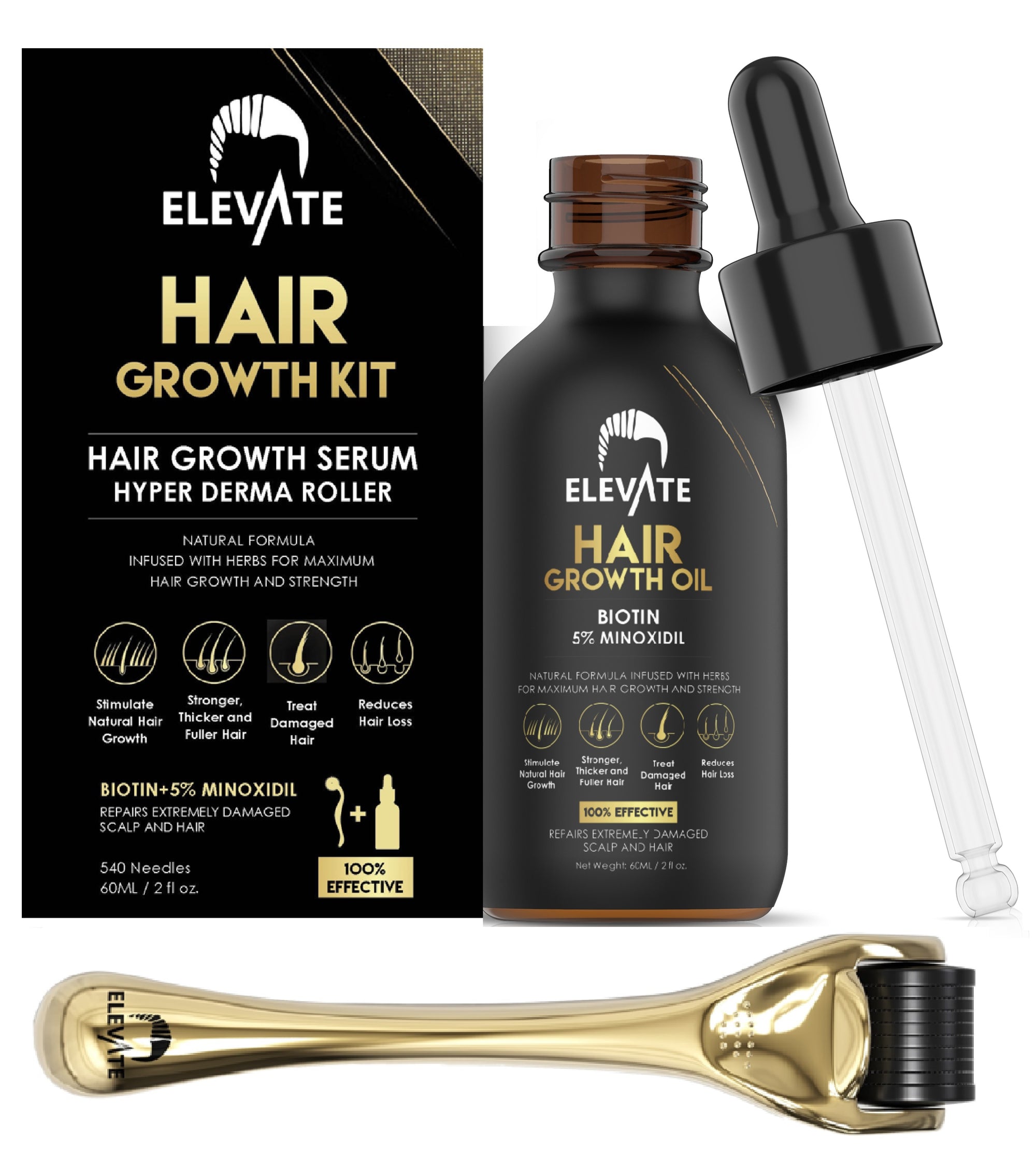 ELEVATE 5 Minoxidil Hair Growth Oil Elevate Hair Inc