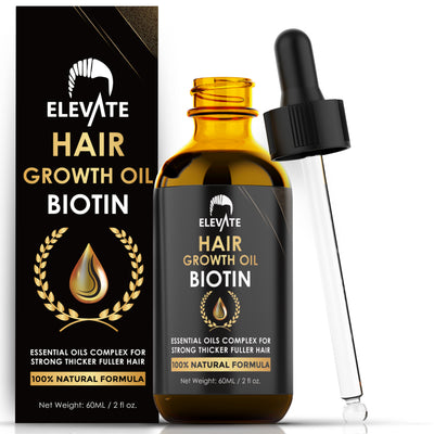 Elevate Hair Growth Oil - Biotin Hair Growth Serum w/ Castor Oil