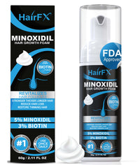 HairFX 5% Minoxidil Foam with Biotin | Topical Hair Regrowth Treatment