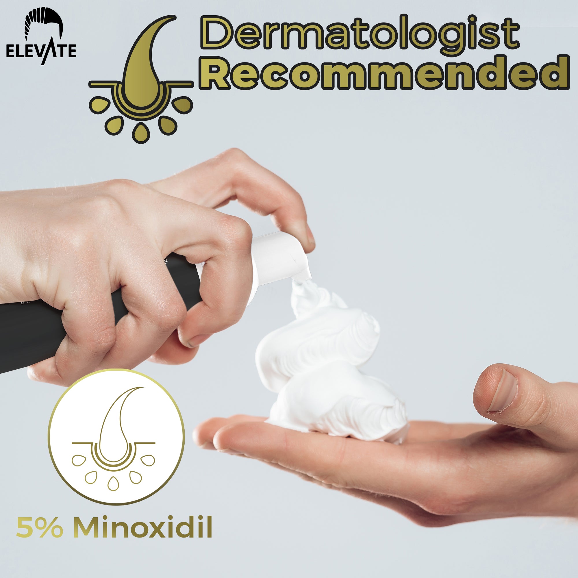 Elevate 5% Minoxidil Hair Growth Foam