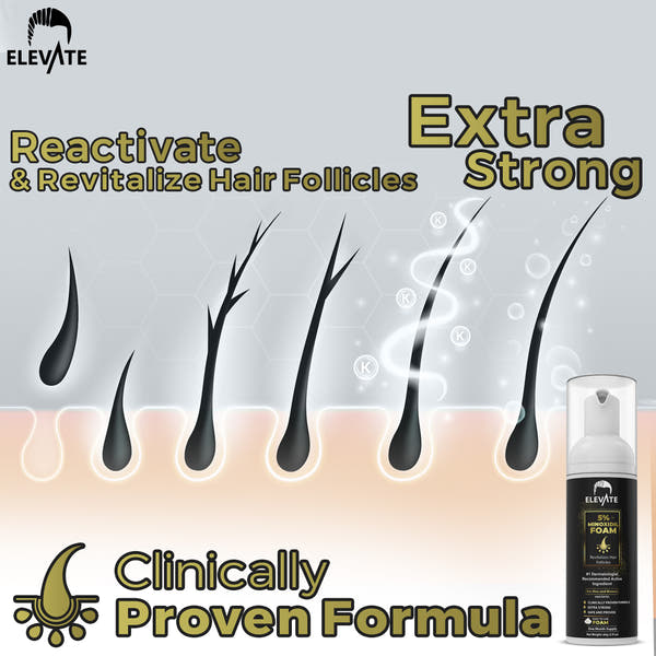 Elevate 5% Minoxidil Hair Growth Foam