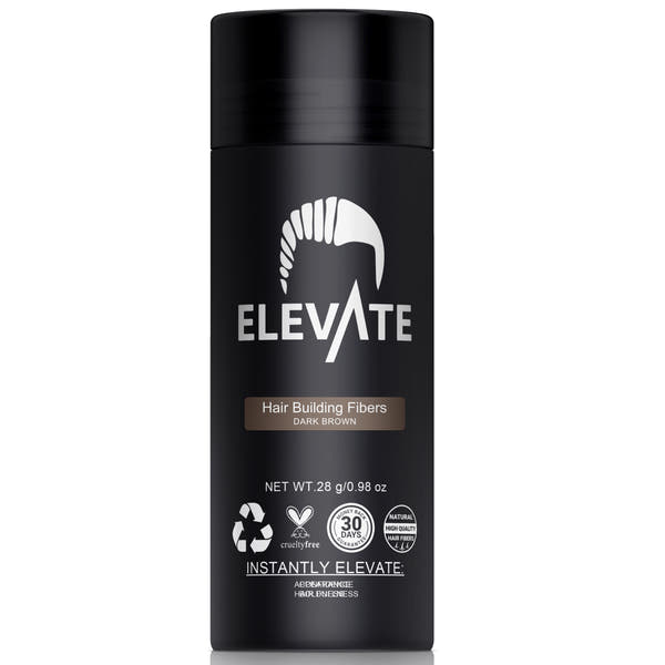 ELEVATE Hair Fibers 100% Natural Keratin Hair Fibers for Men and Women - 28g 0.98oz