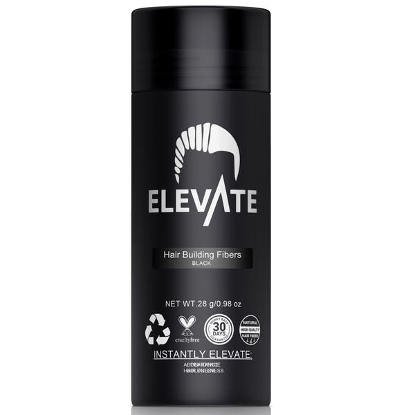 ELEVATE Hair Fibers 100% Natural Keratin Hair Fibers for Men and Women - 28g 0.98oz