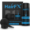 HairFX 2-in-1 Kit - Hair Fibers + Spray Applicator (10 Colors)