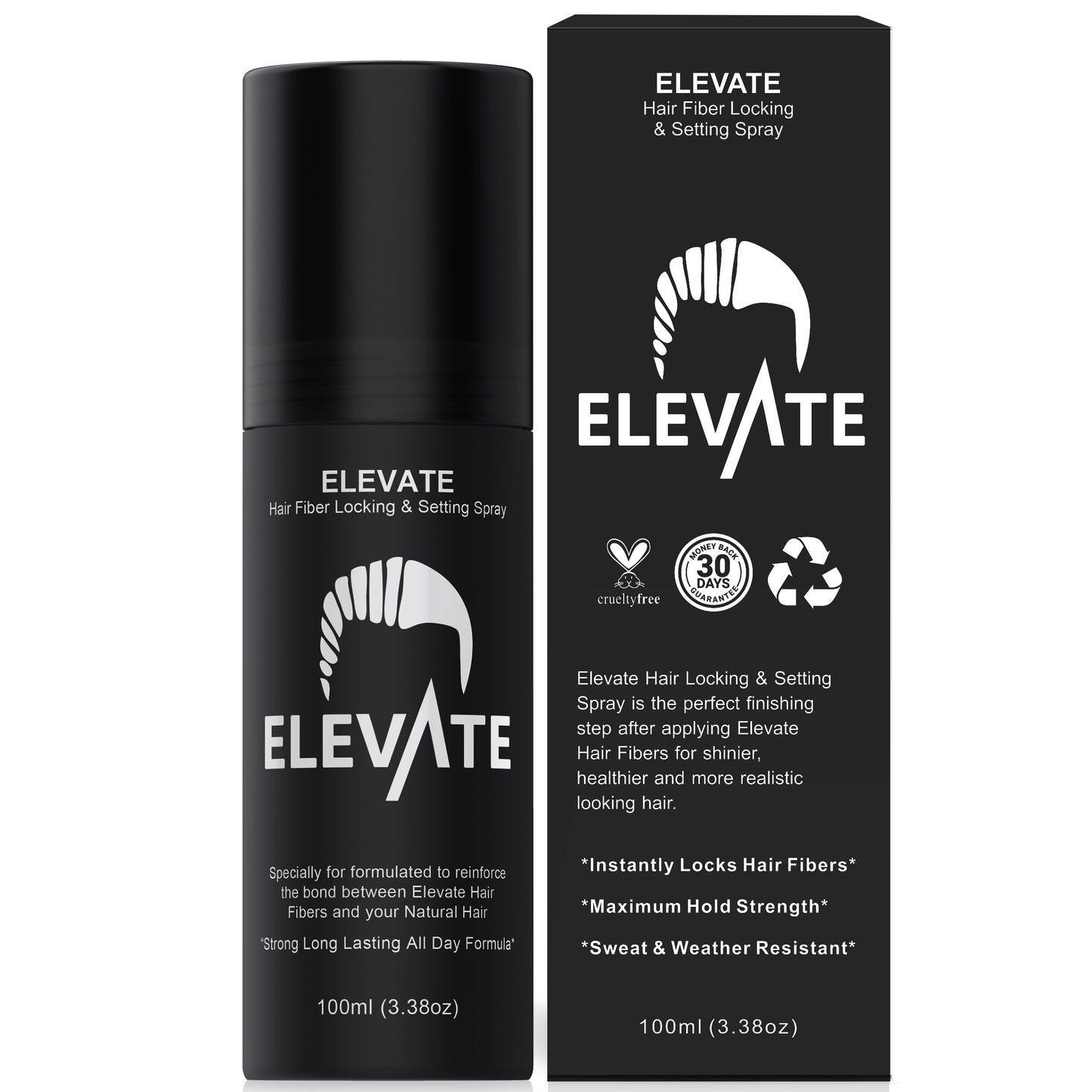 Elevate Hair Fiber Locking & Setting Hold Spray