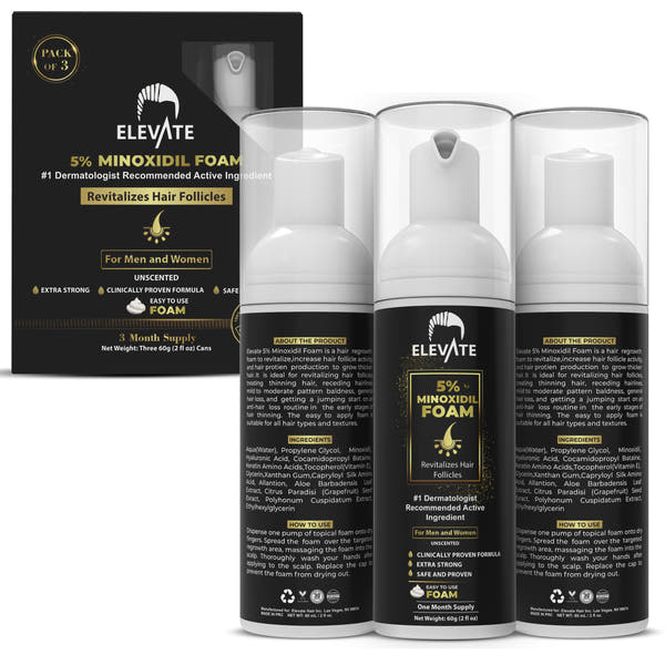 Elevate 5% Minoxidil Hair Growth Foam