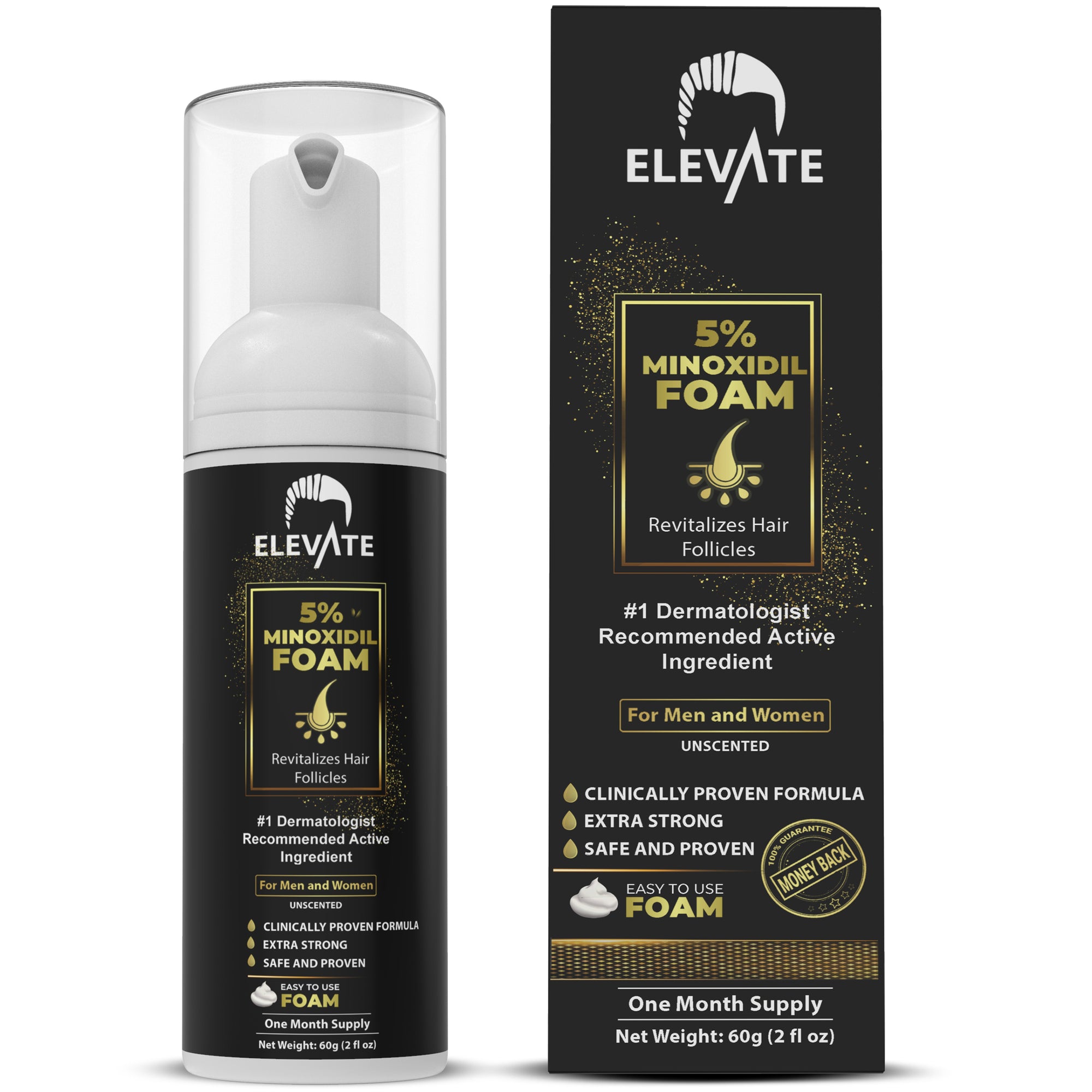 Elevate 5% Minoxidil Hair Growth Foam
