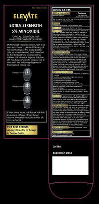 Elevate Hair Regrowth Treatment 5% Minoxidil Solution - NDC 84561-514-00