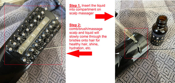 Elevate Scalp Massager Comb (Infrared LED Vibration Technology)