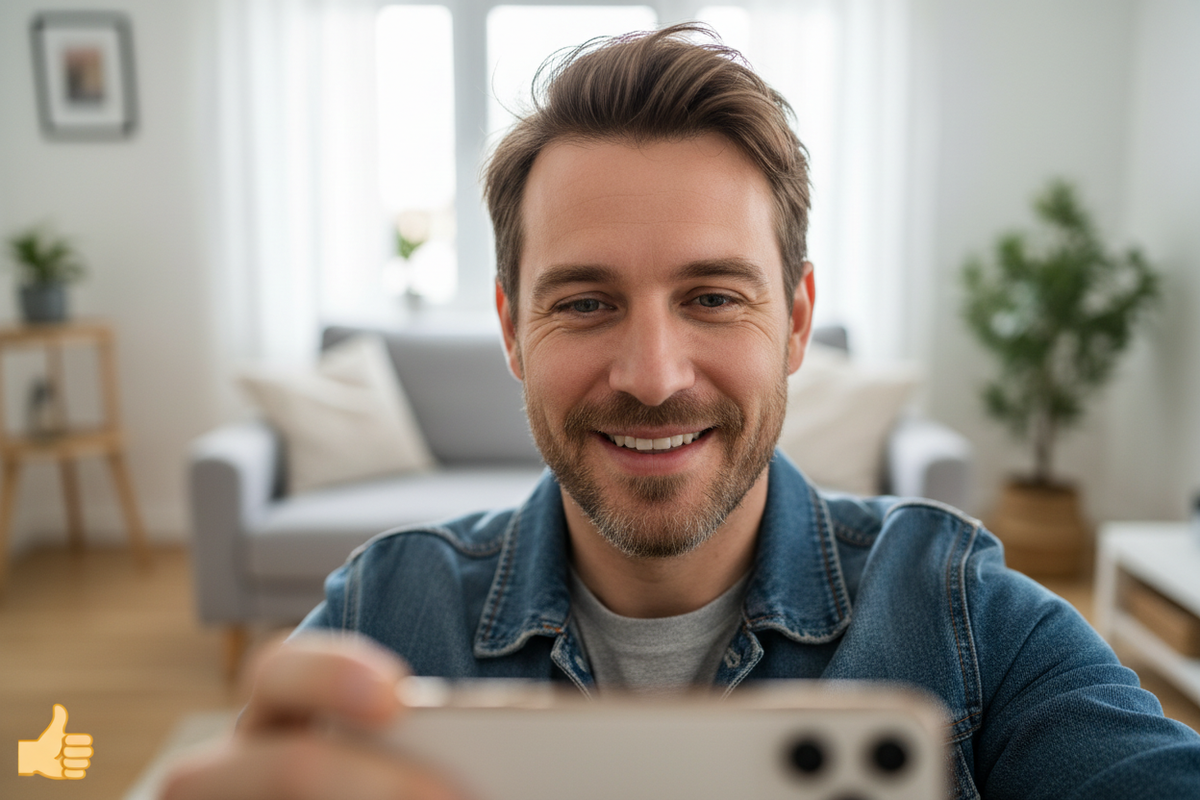 selfie of a regular guy