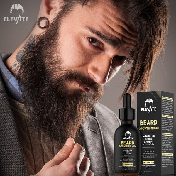 ELEVATE 5% Minoxidil Beard Growth Oil