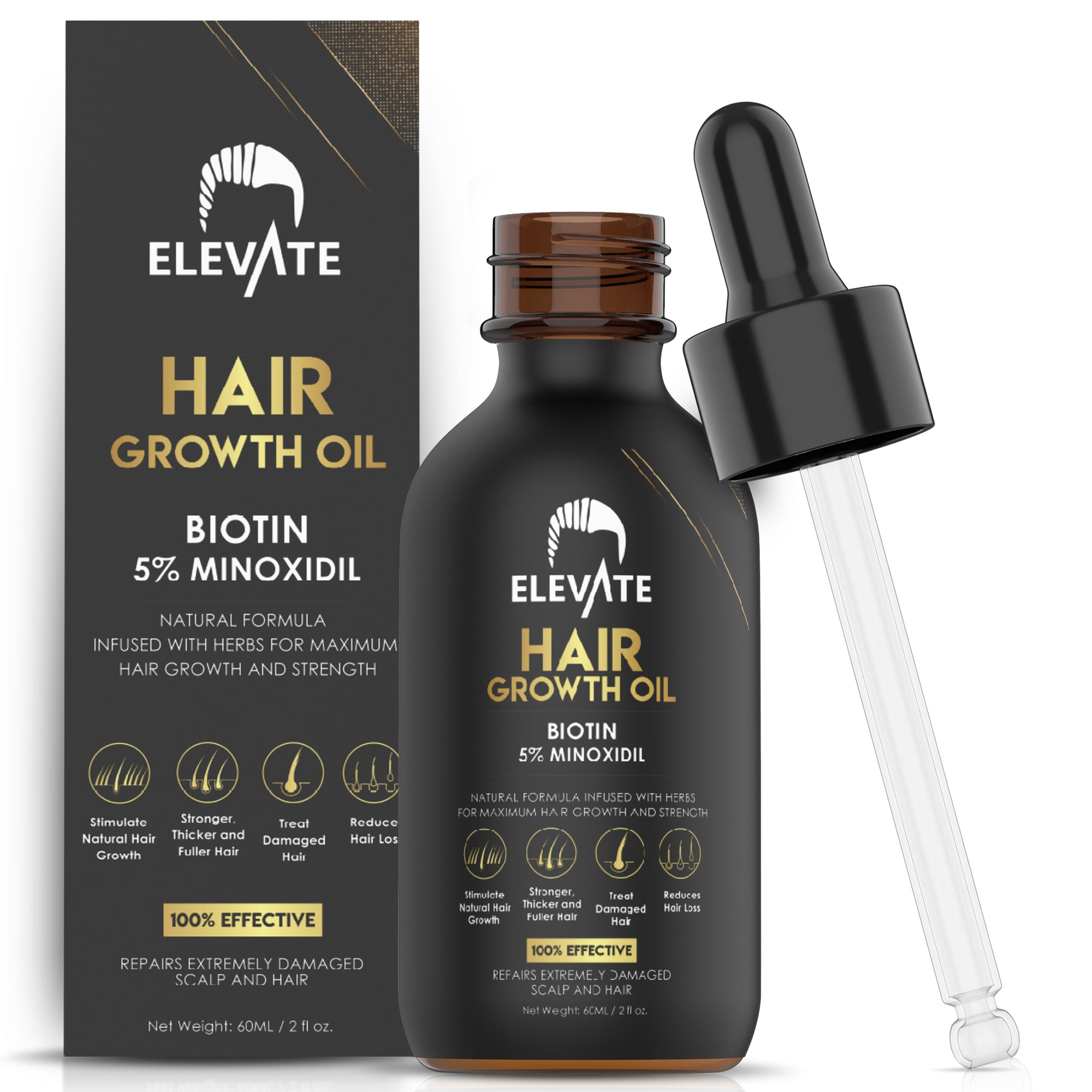 ELEVATE 5% Minoxidil Hair Growth Oil