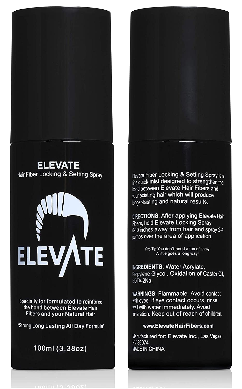 Elevate Hair Fiber Locking & Setting Hold Spray